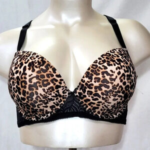42DD Paramour 115011 Felina Carolina Seamless Bra‎ Lynx NWT